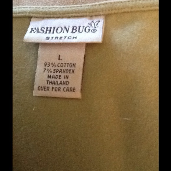 Fashion Bug Soft Mint Green Top size Lg - Picture 4 of 10